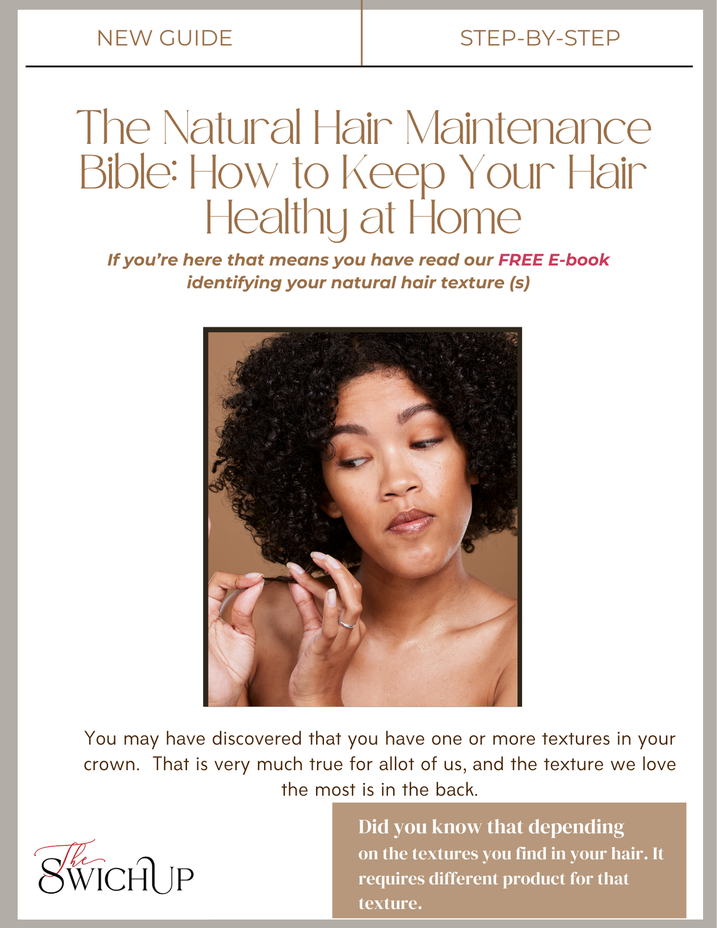 The Natural Hair Maintenance Bible: How to Keep Your Hair Healthy at Home