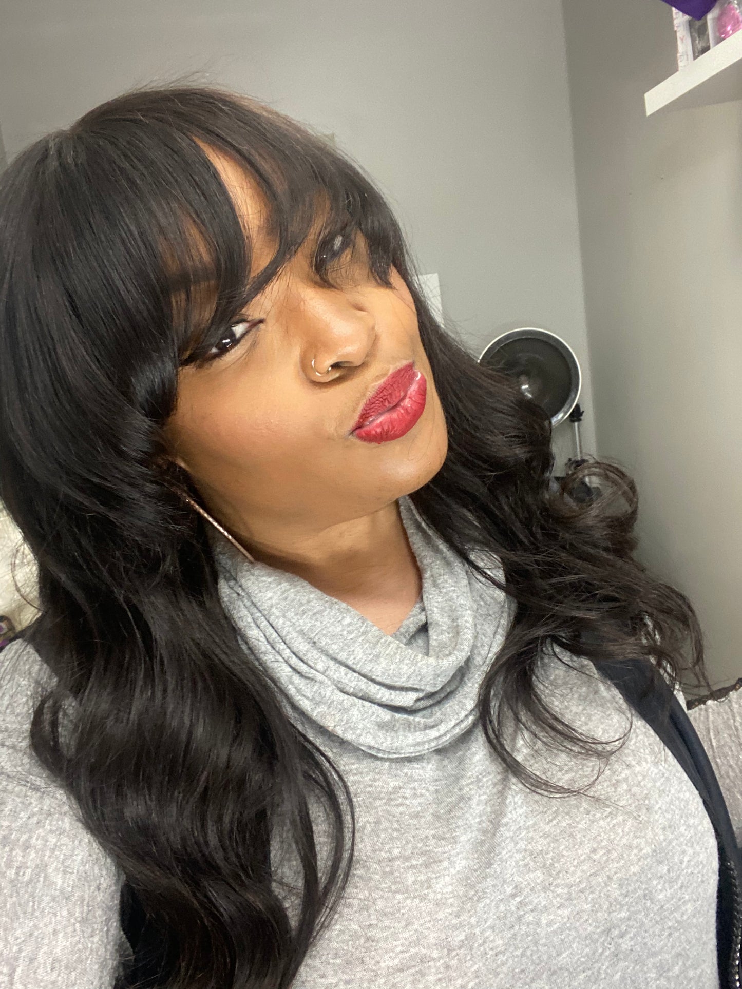 5x5 HD Custom Closure Wig (Recreate the look with bangs)