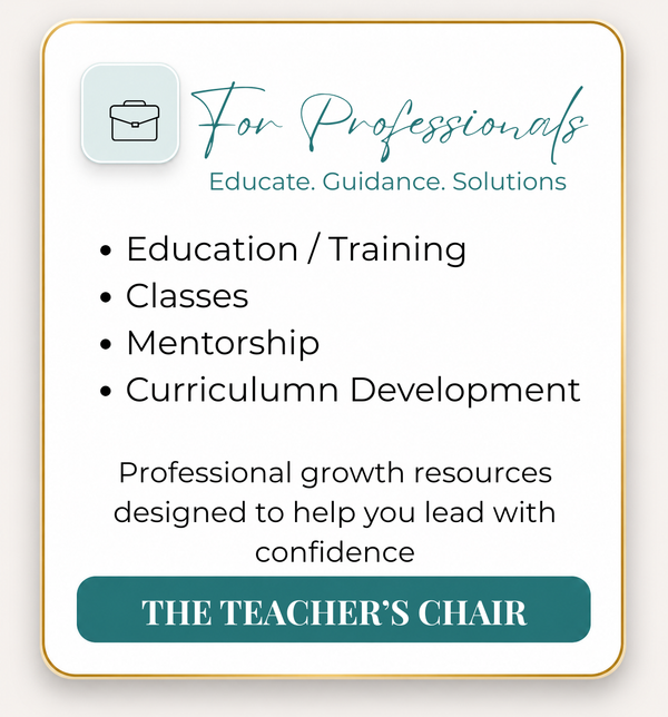 Training, mentorship, curriculum development, and business consulting.