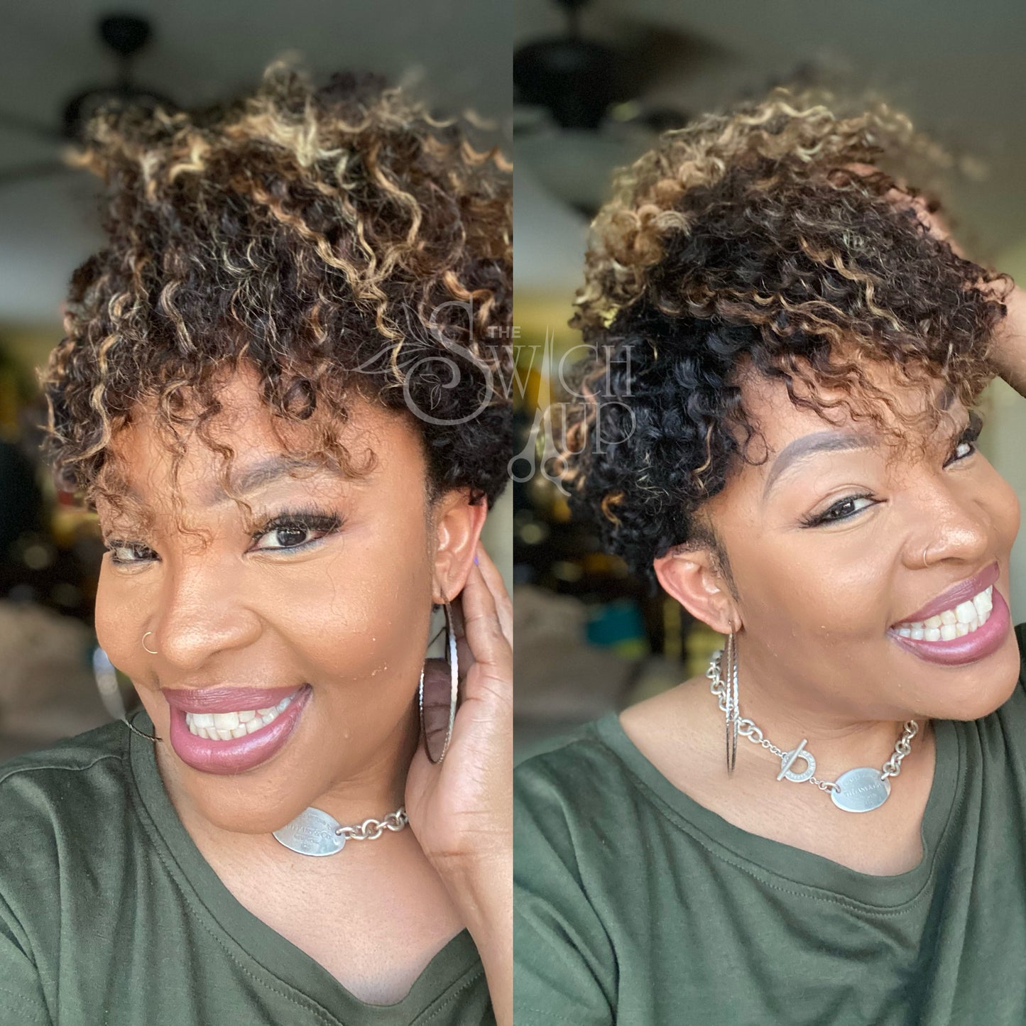 Luxury Handmade Tapered Kinky Curly Custom Wig (Caryn) - Everything Included!!